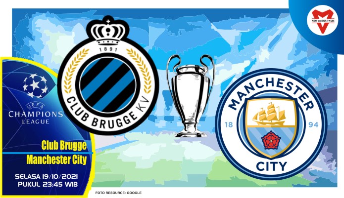 Prediksi Brugge vs Manchester City, Liga Champions 19 Oktober 2021